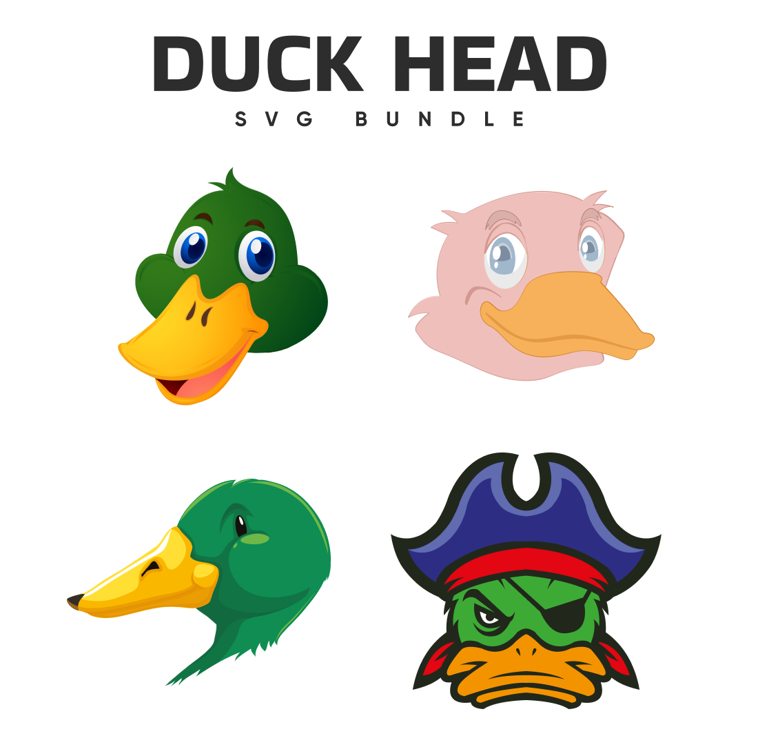 Duck Head SVG Designs – MasterBundles