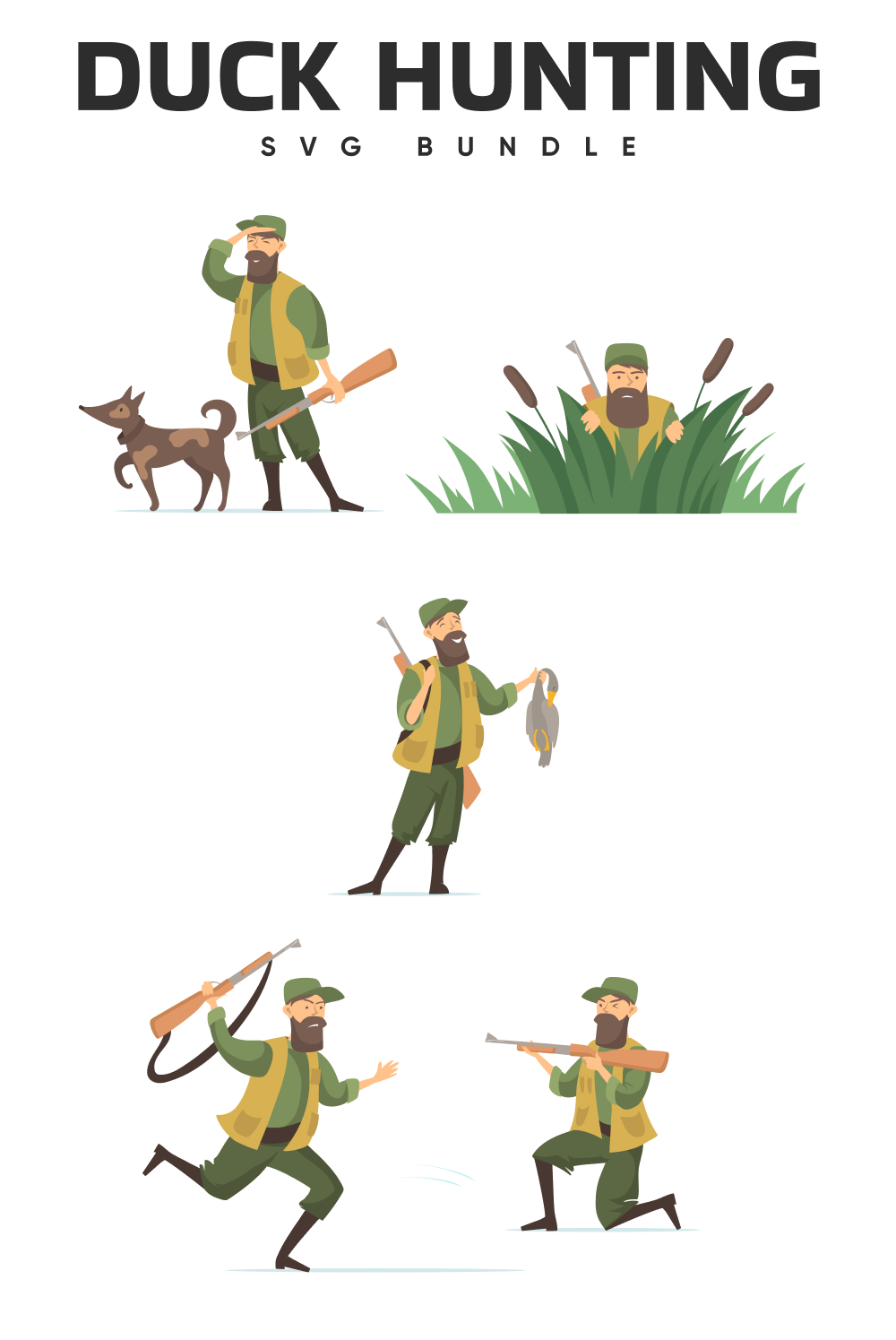 Duck hunting svg bundle of pinterest.