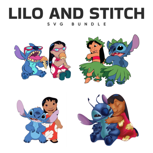Prints of lilo and stitch svg bundle.