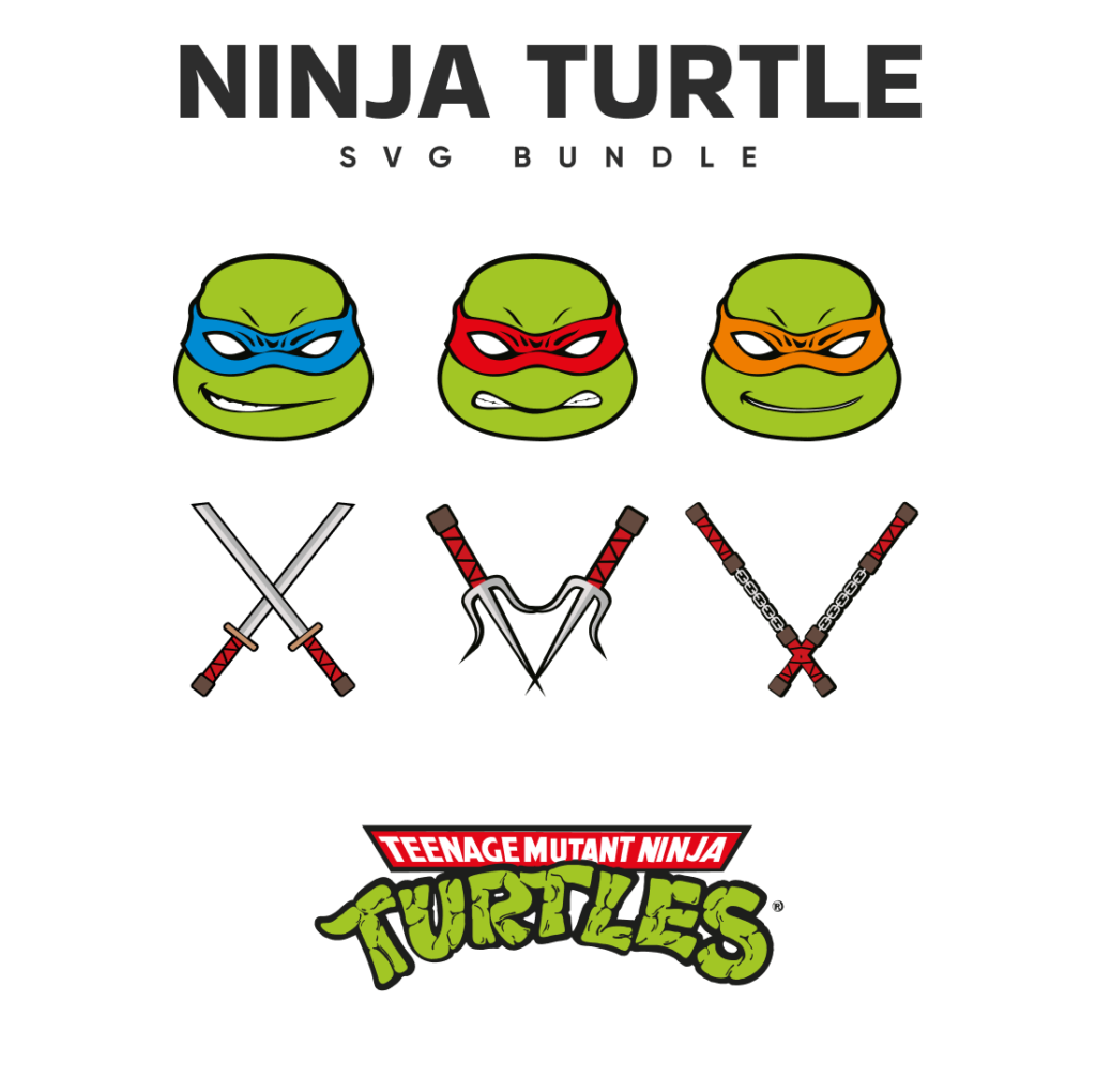 Ninja Turtle SVG   MasterBundles