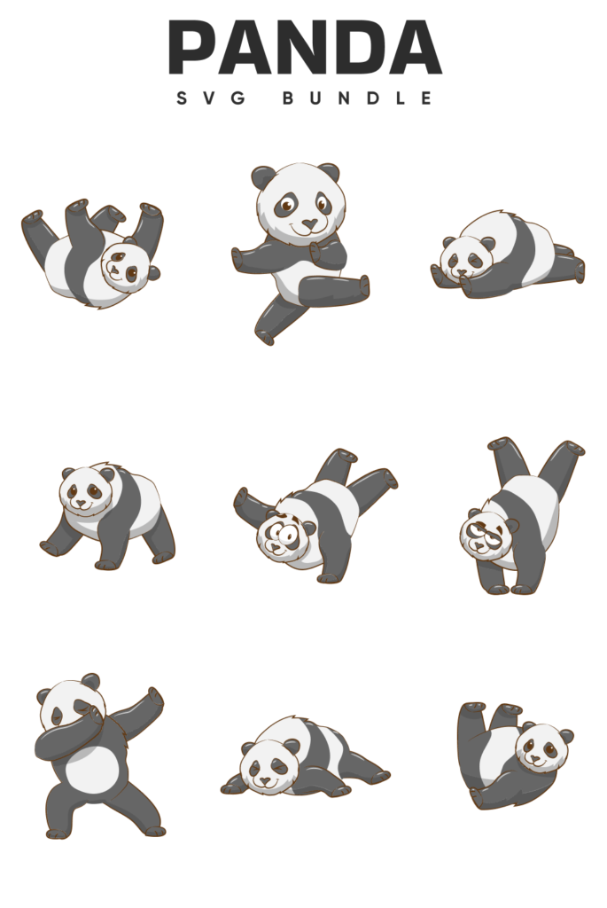 Panda SVG Designs – MasterBundles