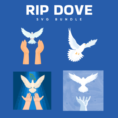 Prints of rip dove svg bundle.