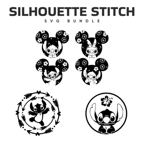 disney stitch silhouette
