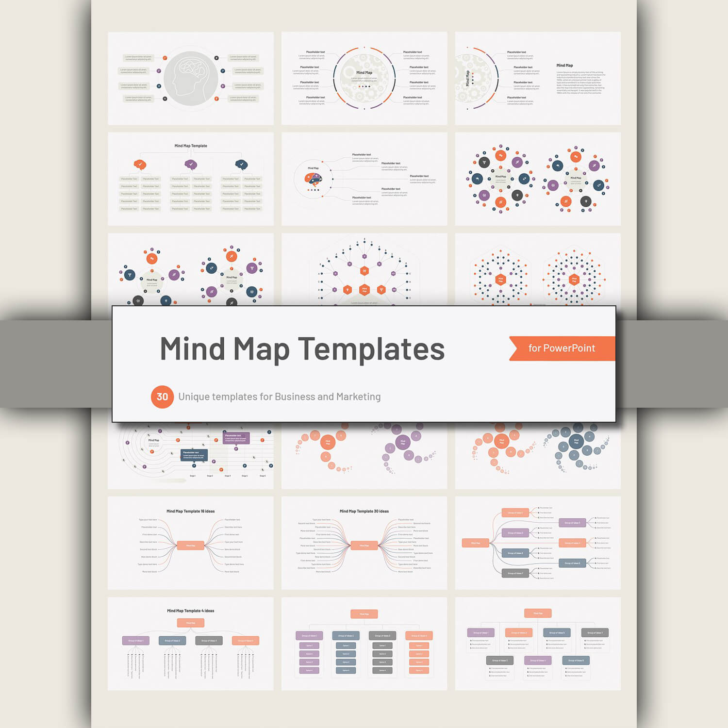 Mind Map PowerPoint Templates.