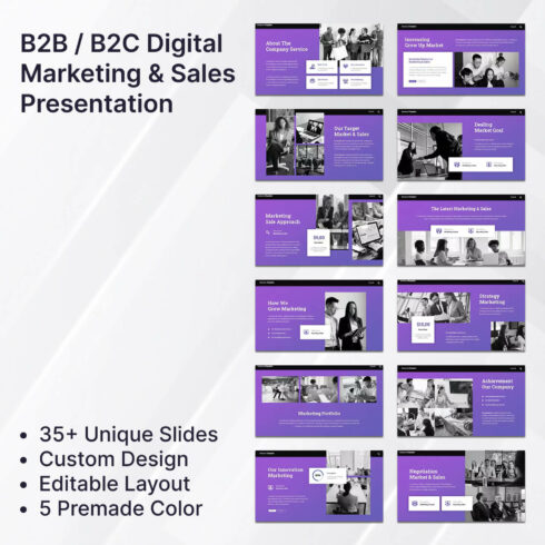 B2B / B2C Digital Marketing & Sales Presentation.