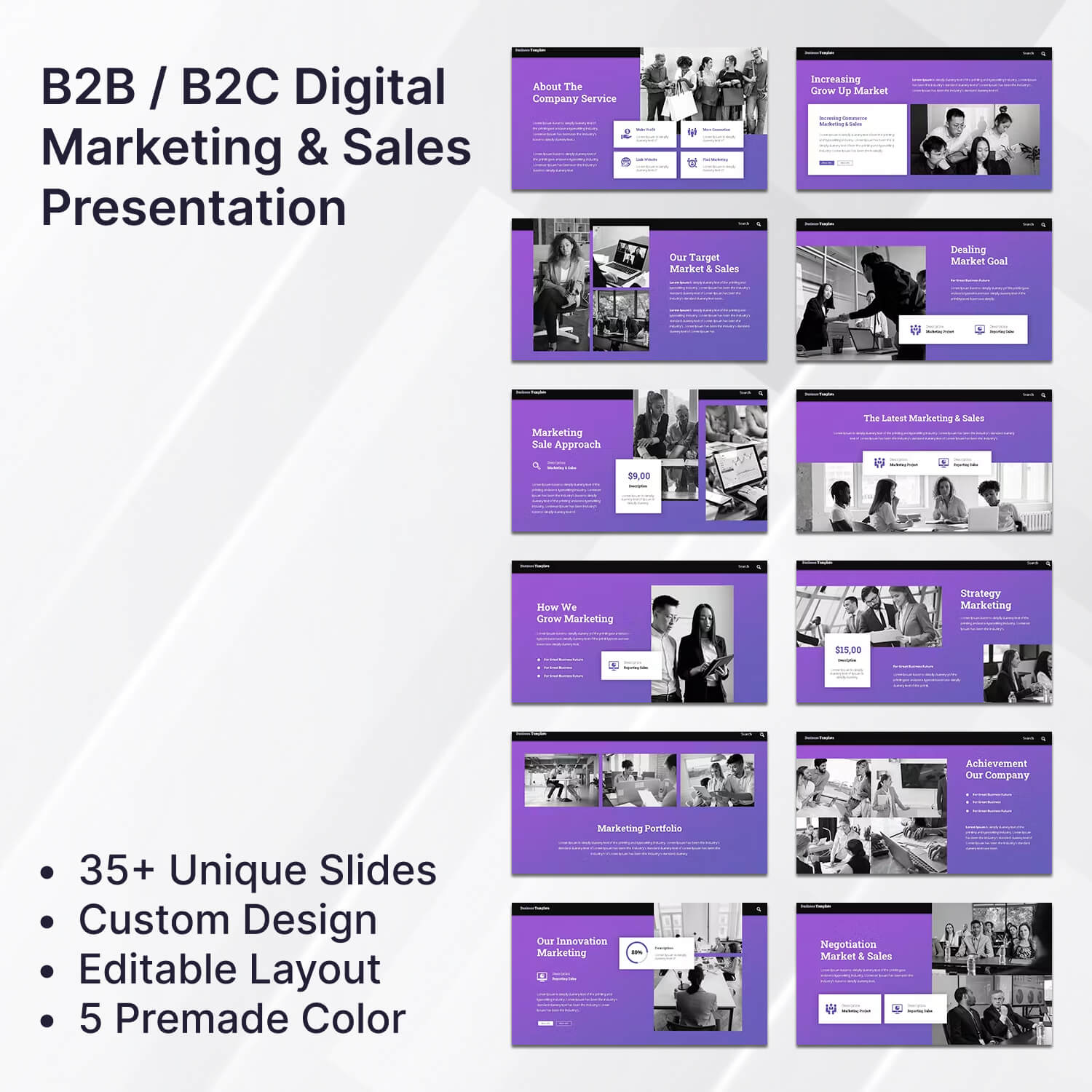 digital marketing sales presentation