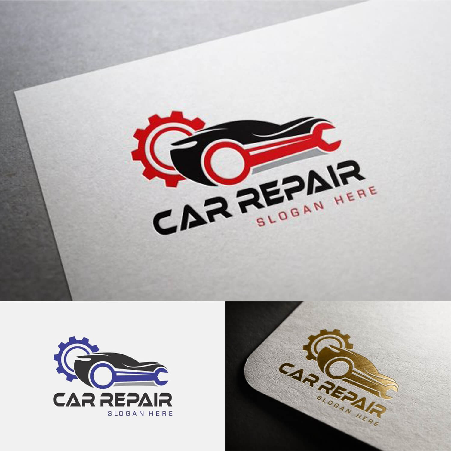 Car repair logo.