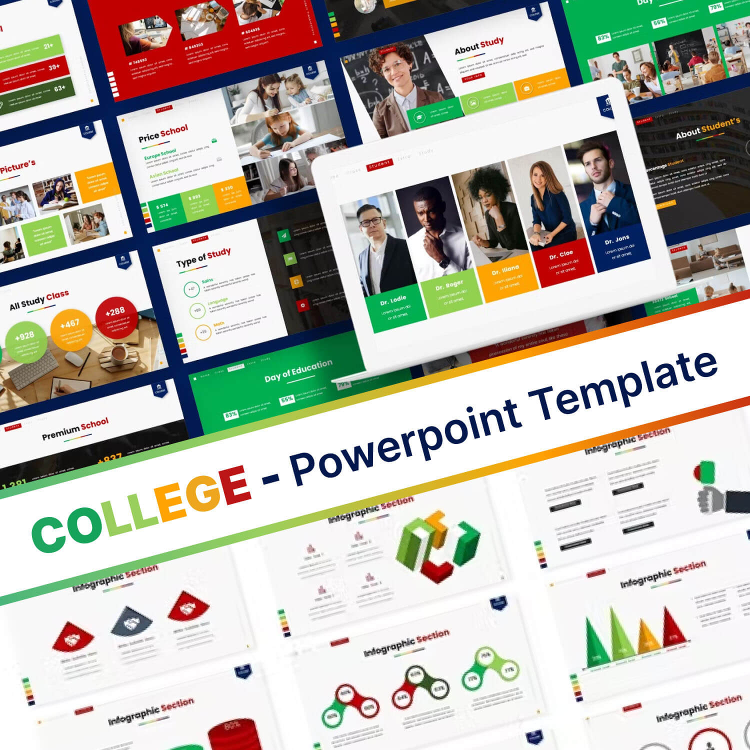 College - Powerpoint Template.