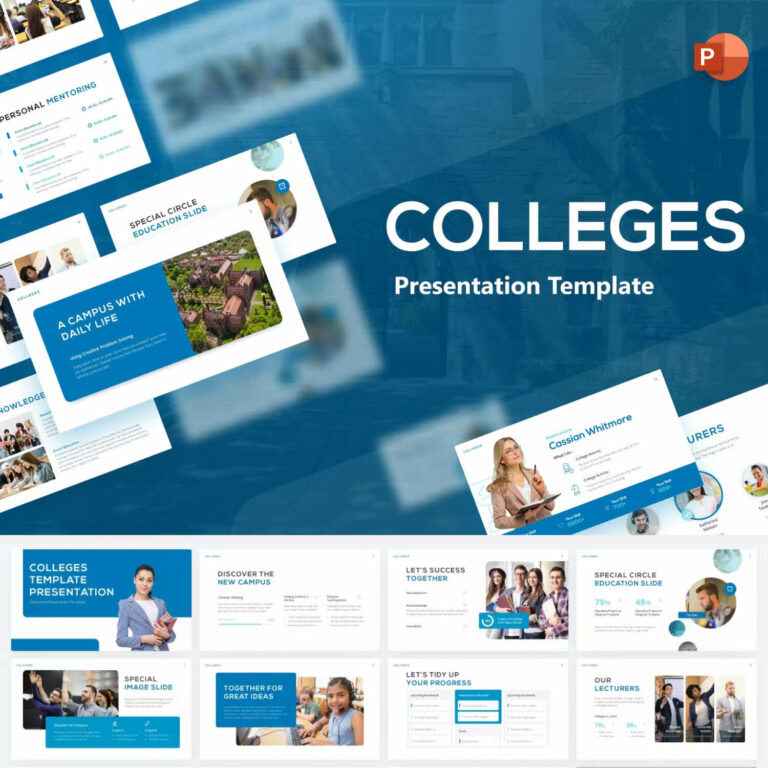 Colleges Professional PowerPoint Template – MasterBundles