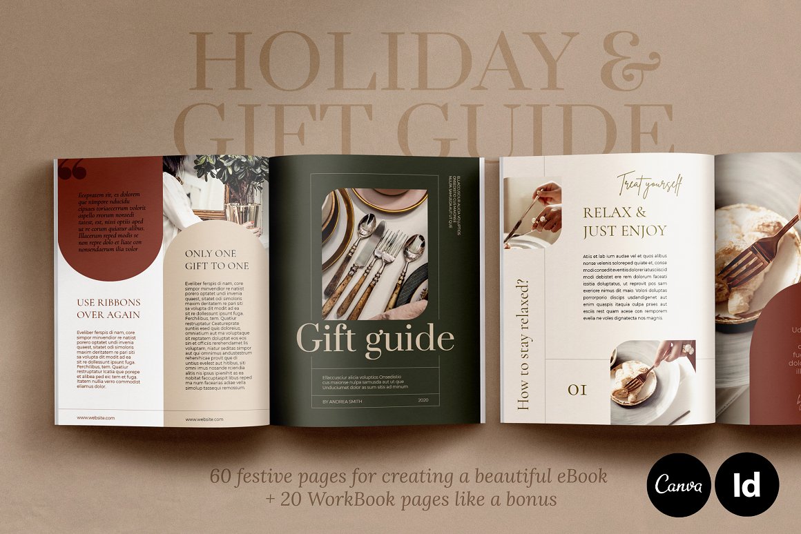 Holiday ebook lifestyle double magazine.