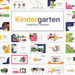 Kindergarten powerpoint template.