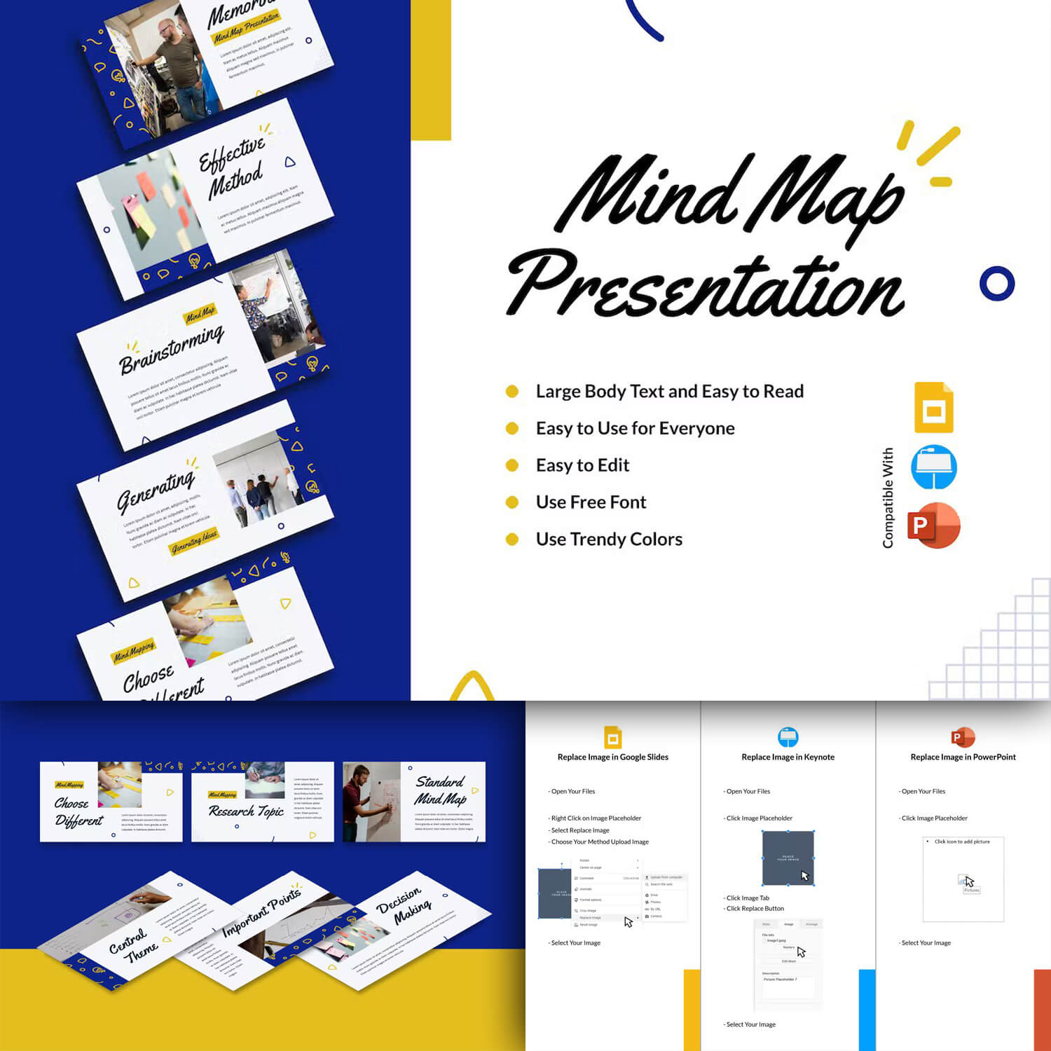 MEMORINA - Mind Map Presentation Template.