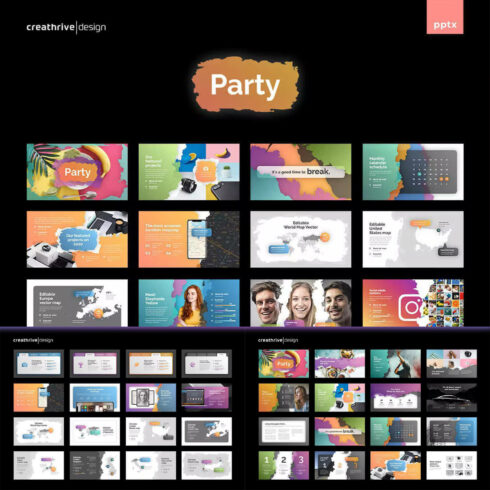 Party are featured projects.