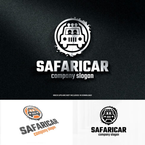 Safari car logo template.