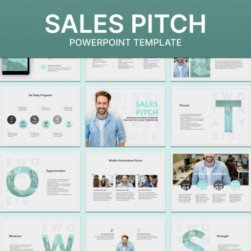 Sales Pitch PowerPoint Template.