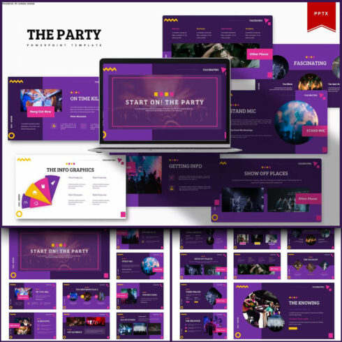 Start On The Party | Powerpoint Template.