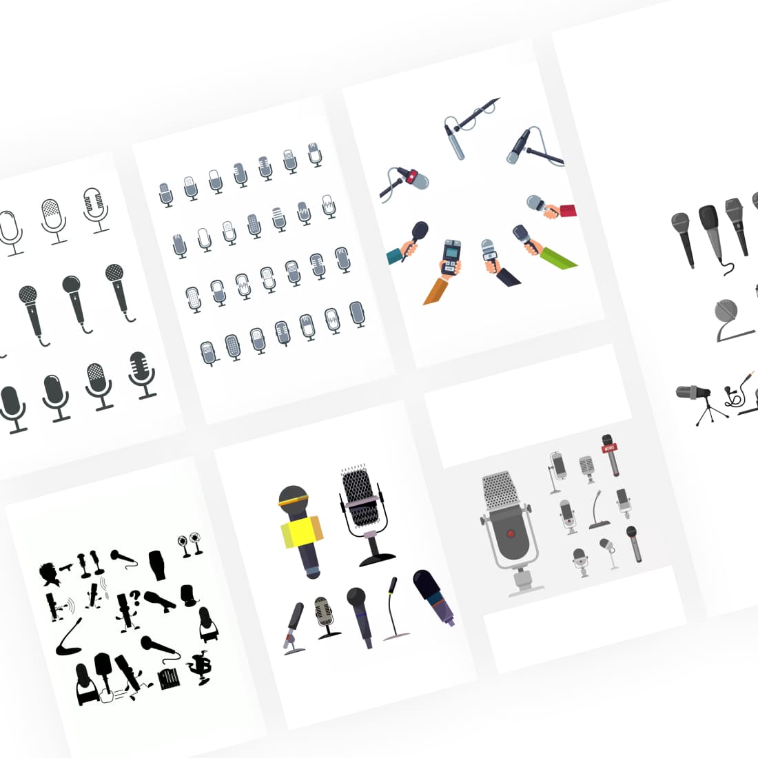 Microphone SVG Bundle 1500 2.