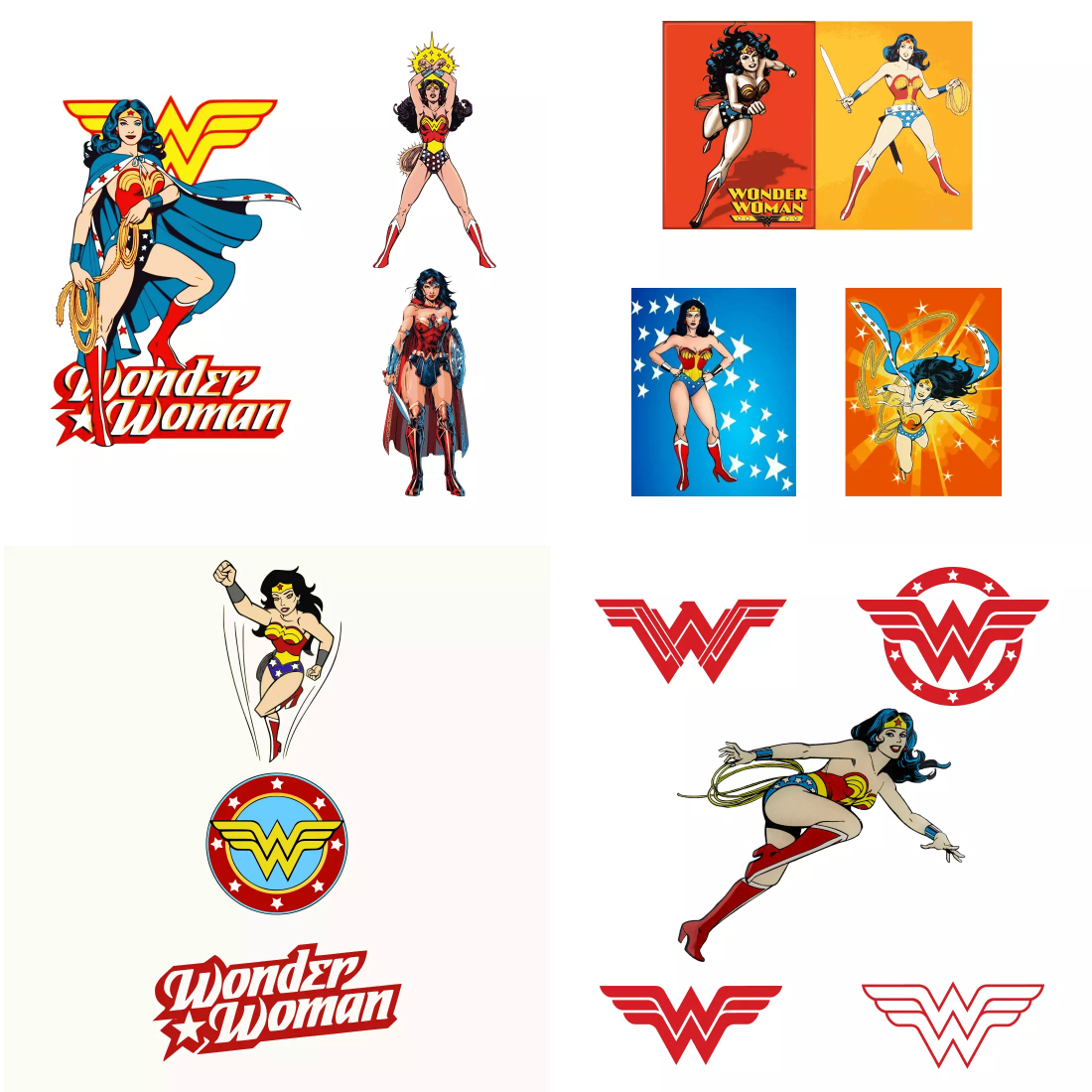 Wonder Woman SVG Bundle 1500 2.