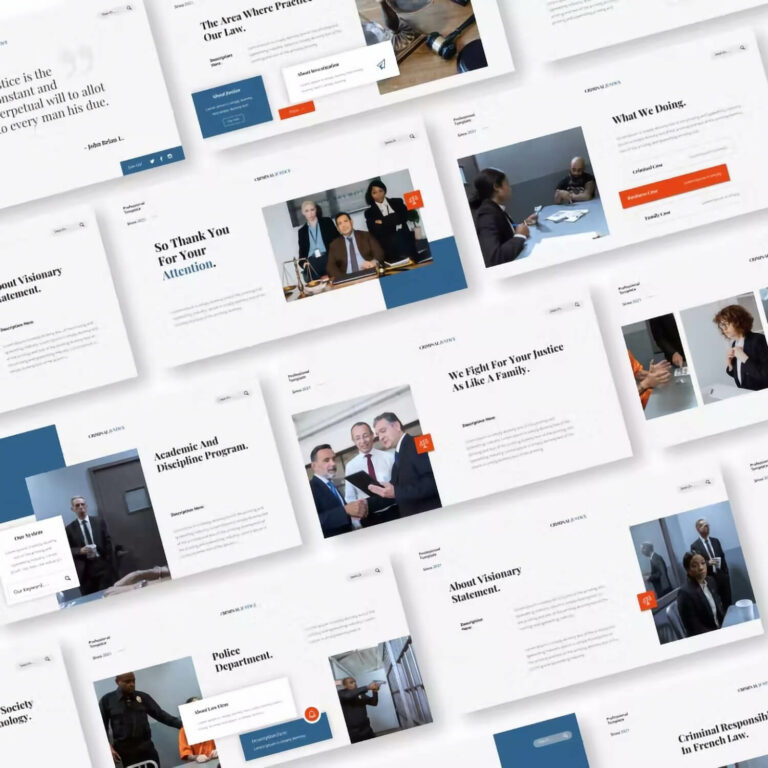 Criminal Justice Powerpoint Presentation Template – MasterBundles