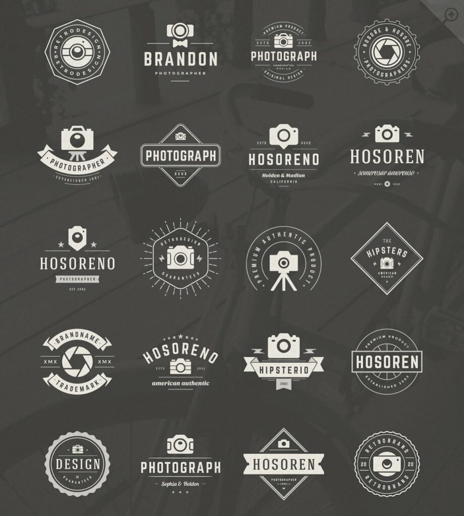 20 Photography Logos And Badges – MasterBundles