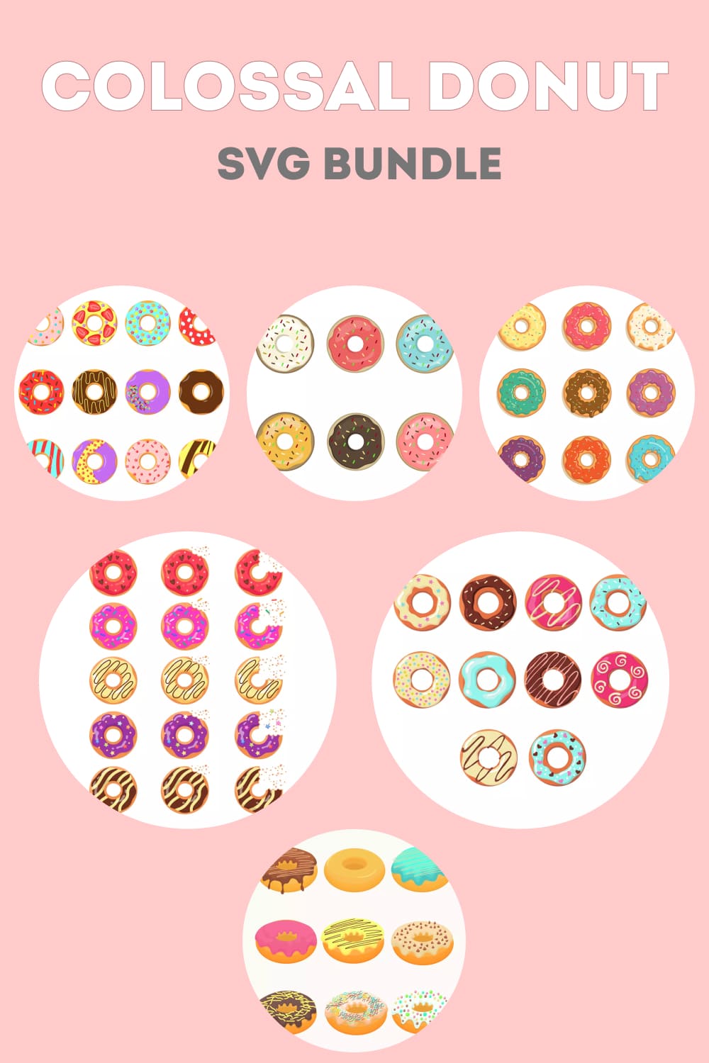 Donut SVG Bundle Pinterest.