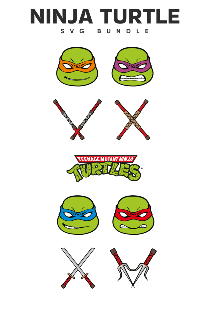 Ninja Turtle SVG – MasterBundles