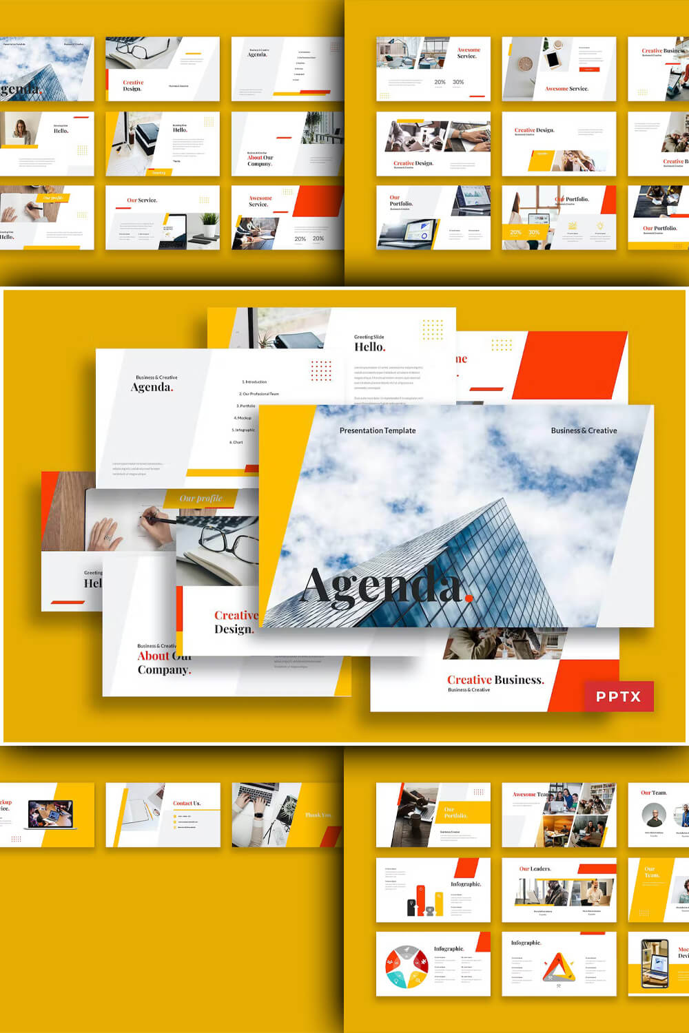 Introduction of Agenda - Business Powerpoint Presentation.