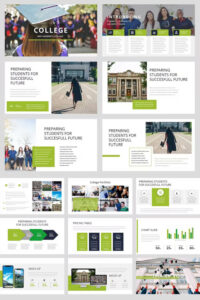 College - University PowerPoint Template – MasterBundles