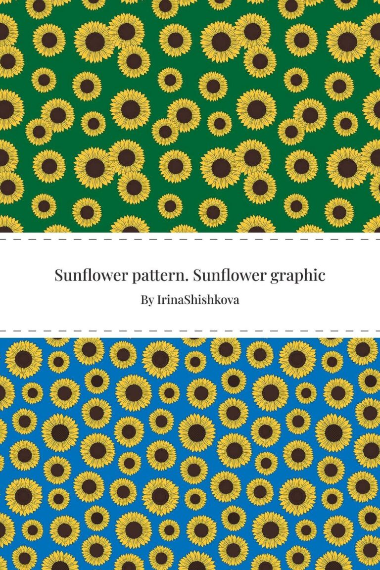 Sunflower Graph Pattern Sunflower Pattern. Sunflower Graphic – MasterBundles
