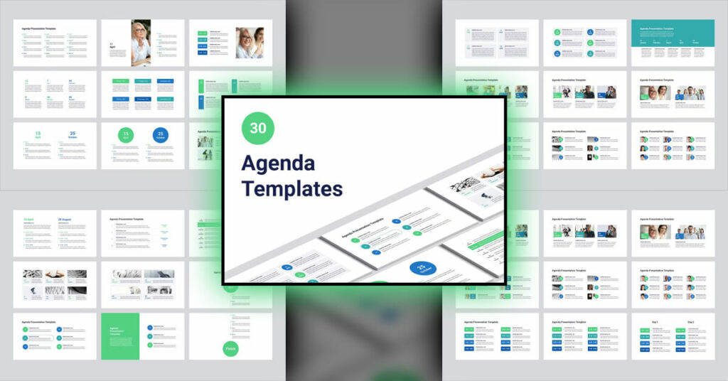 Powerpoint Meeting Agenda Template – MasterBundles