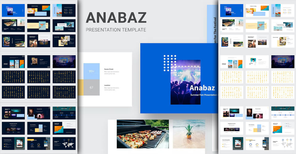 Succes Event with Anabaz - Summer Party Powerpoint.