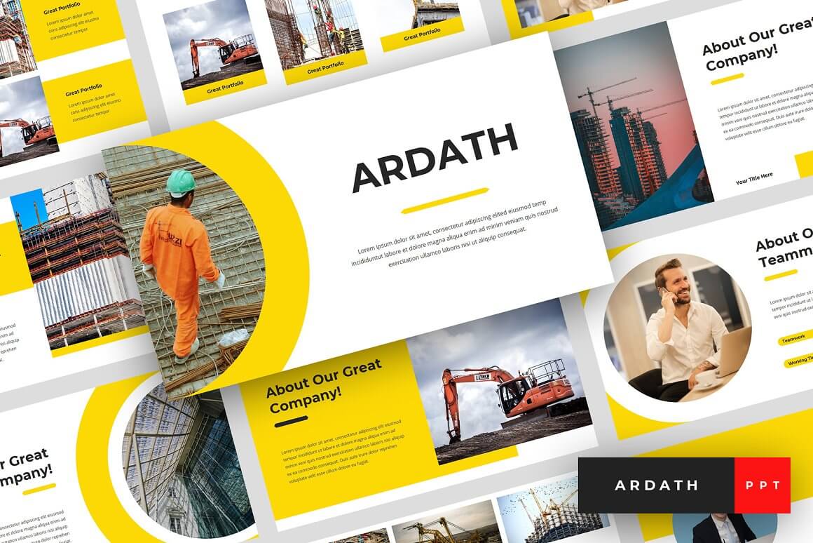 Ardath construction slides diagonally.