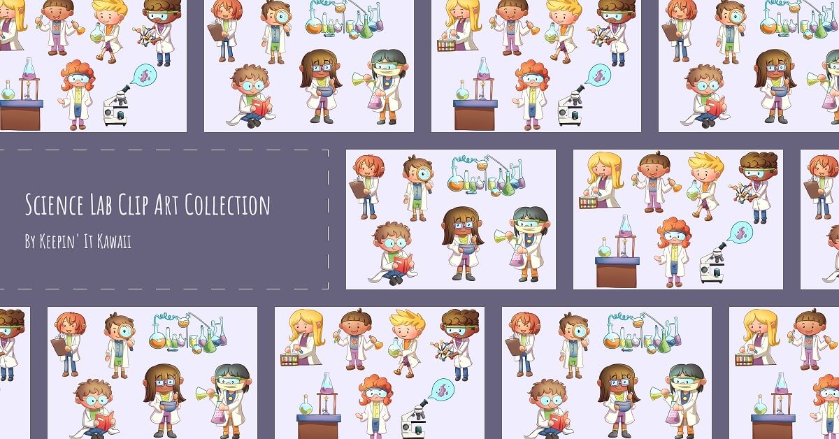Science Lab Clip Art Collection – MasterBundles