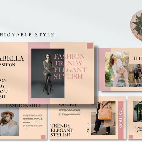 Arabella Magazine Style - Fashion Powerpoint | Master Bundles