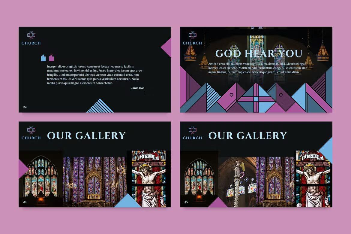 Gallery of Church PowerPoint Presentation Template.