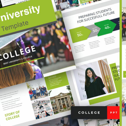 College - University PowerPoint Template | Master Bundles