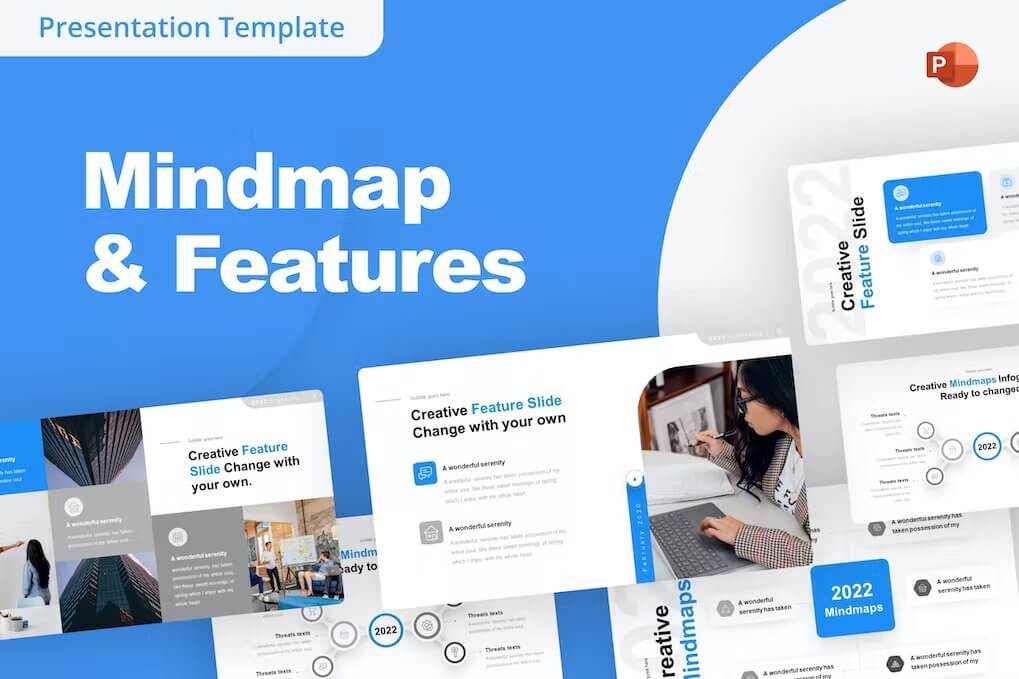 Slides with information of Mindmap and features.