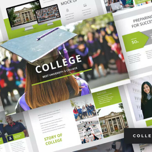 College - University PowerPoint Template | Master Bundles