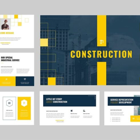 Construction - Powerpoint Template | Master Bundles