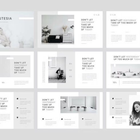 Sinestesia - Magazine Powerpoint Template 