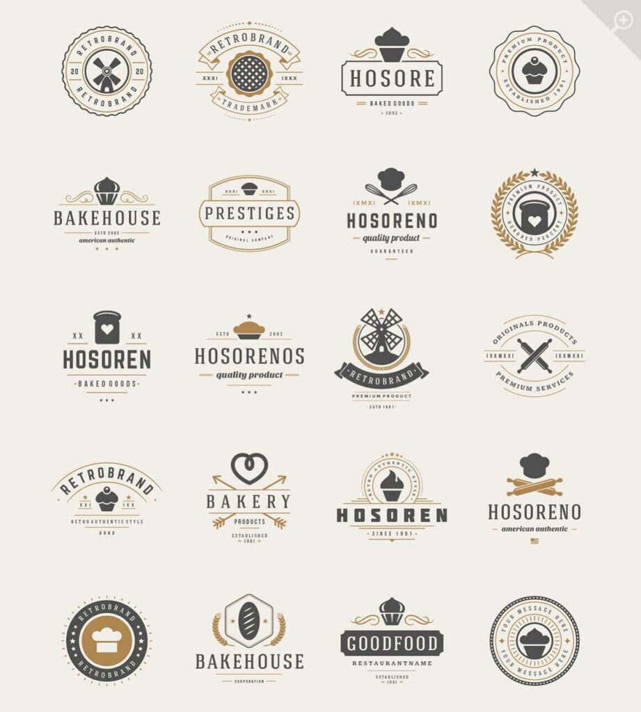 20 Bakery Logotypes and Badges – MasterBundles