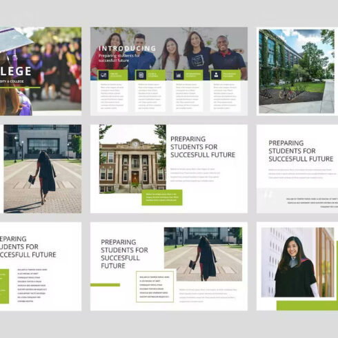 College - University PowerPoint Template | Master Bundles