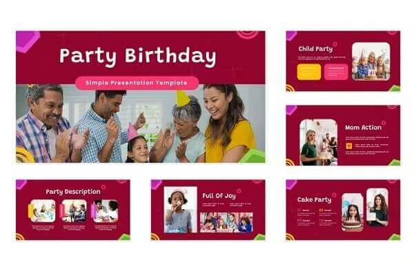 Simple presentation "Party Birthday".