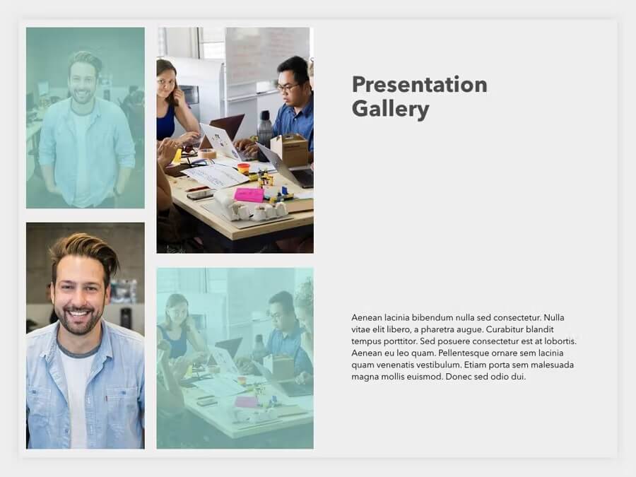 Presentation gallery of Sales Pitch PowerPoint Template.