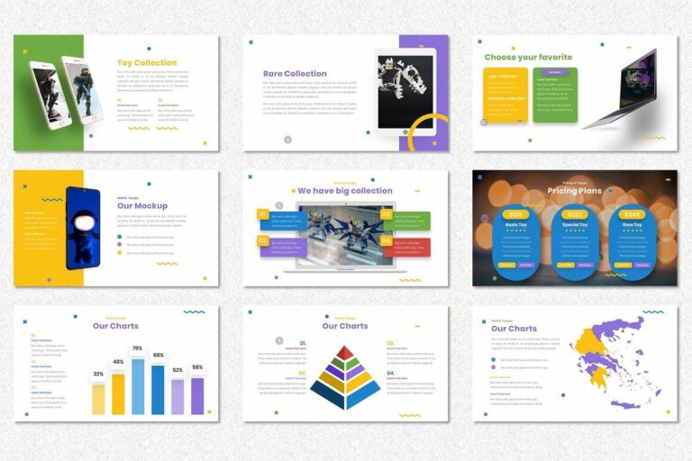 Toyups - KidsToy Powerpoint Template – MasterBundles