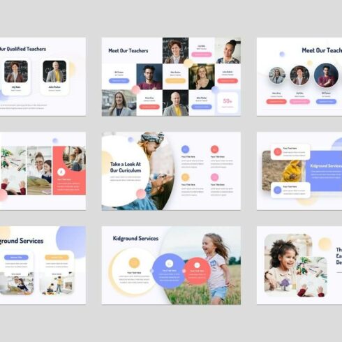 Kindergarten & Preschool Template | Master Bundles