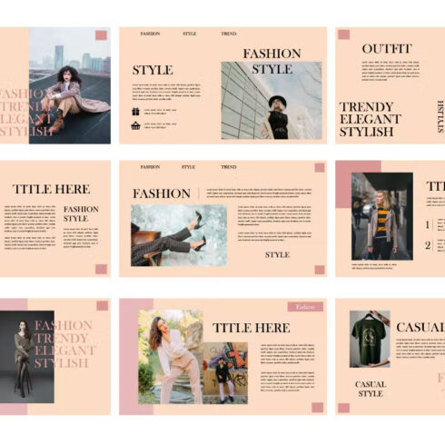 Arabella Magazine Style - Fashion Powerpoint | Master Bundles