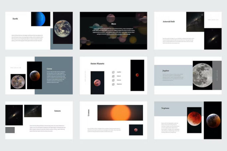 Lumino - Solar System Education Powerpoint – MasterBundles