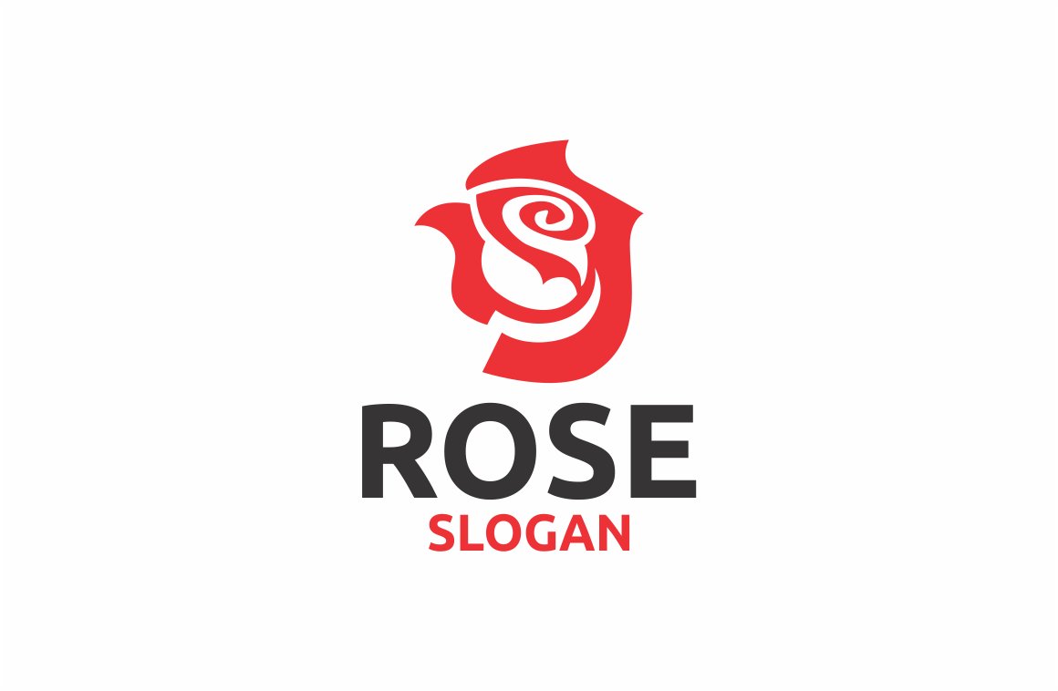 Red rose logo.