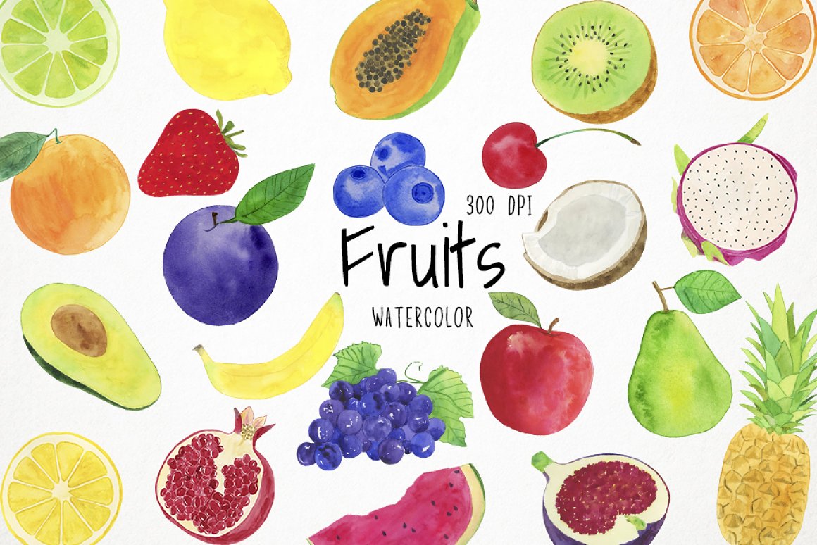 Preview of fruit images.